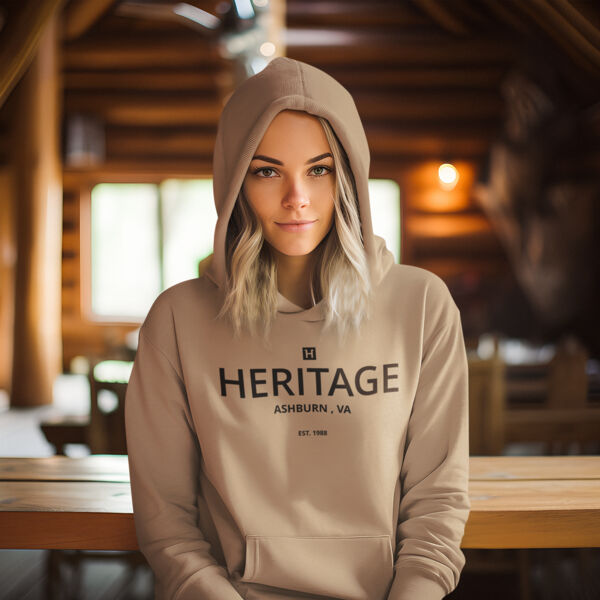 Heritage - Unisex Heavyweight Hooded Sweatshirt Thumbnail