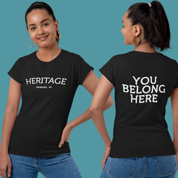 Heritage - Cotton T-Shirt - You Belong  Here Thumbnail